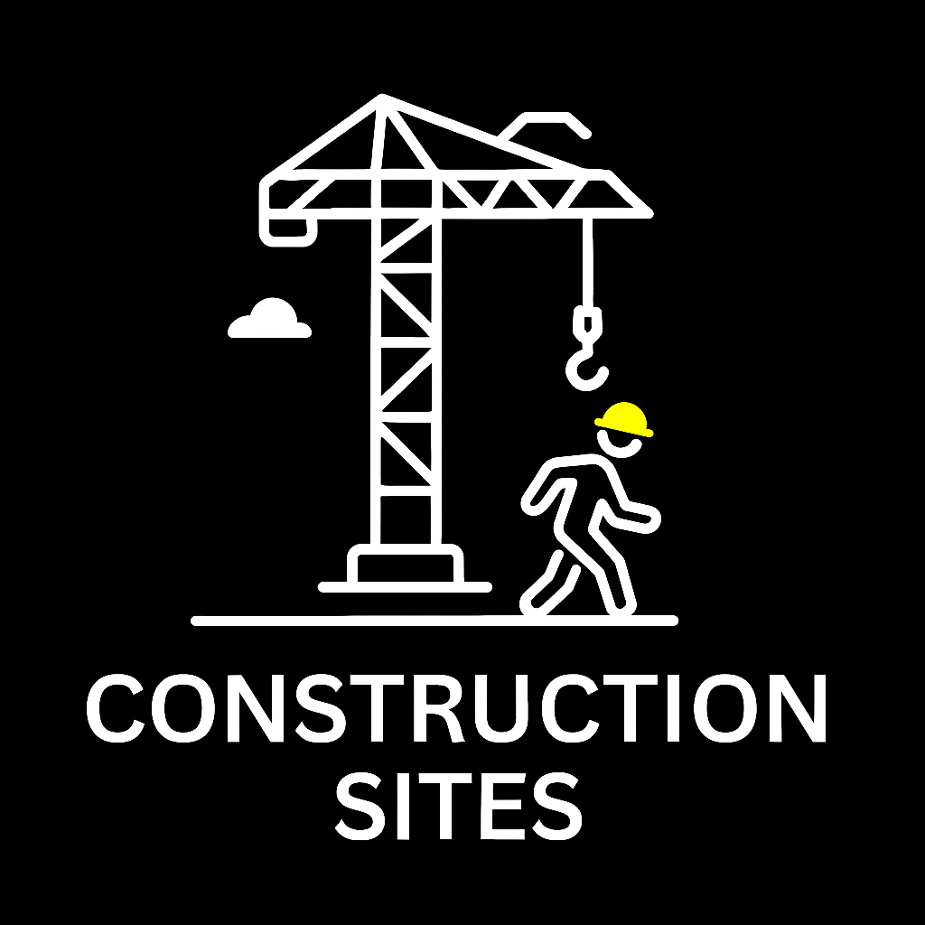 construction sites